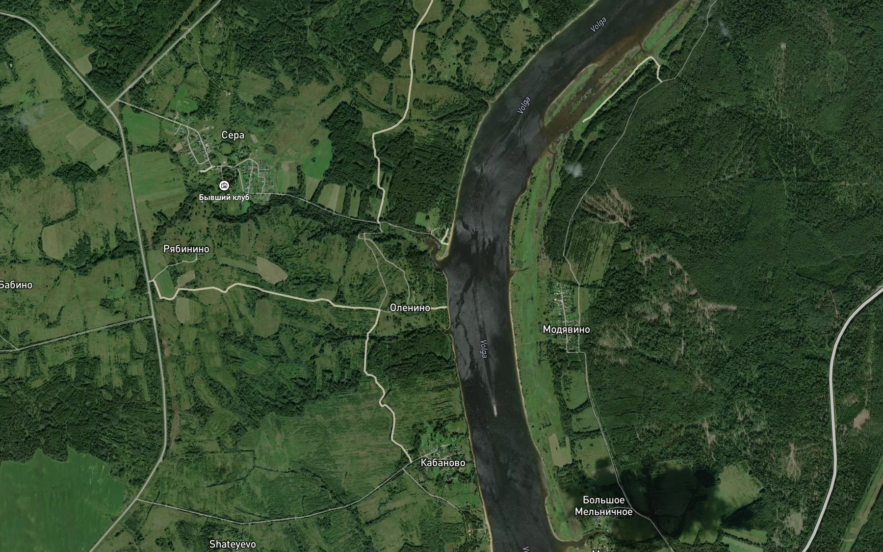 Satellite map of the Serka