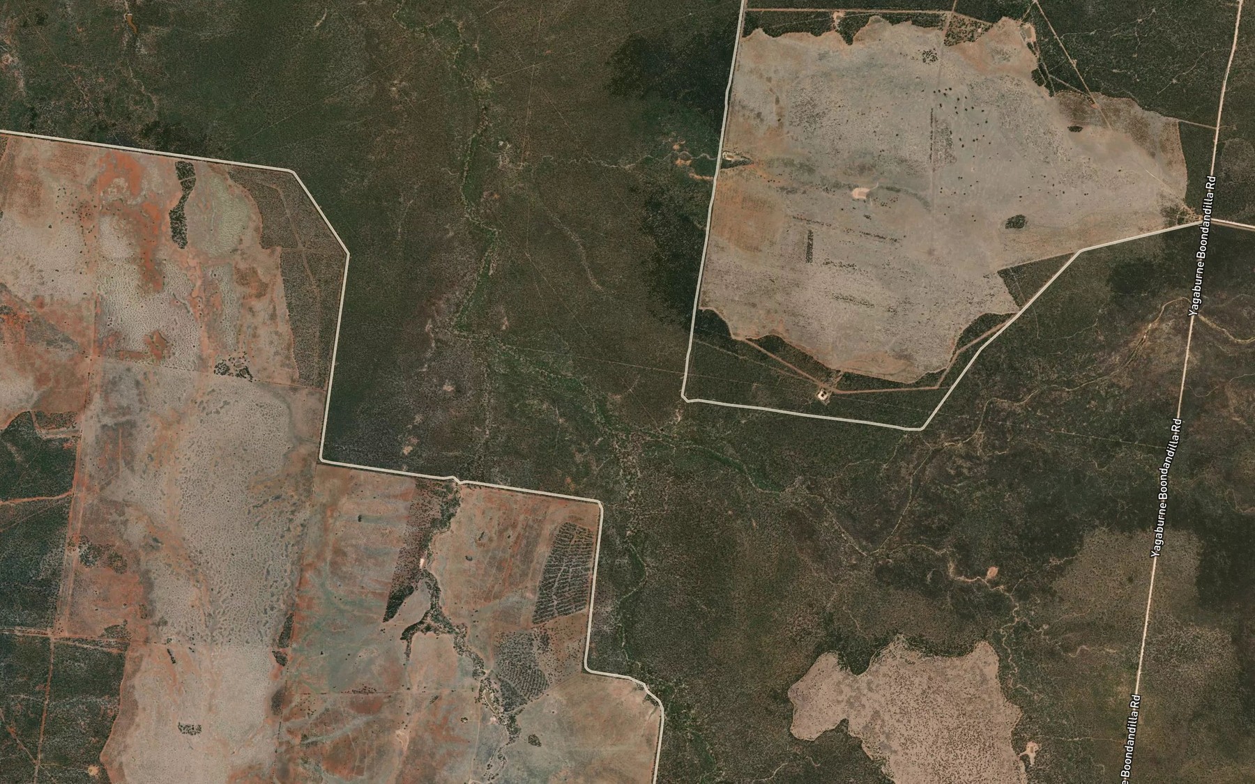 Satellite map of the South Branch Booroondoo Creek