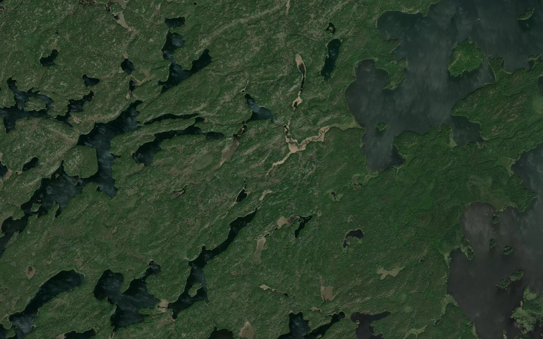 Satellite map of the Eldorado Bay