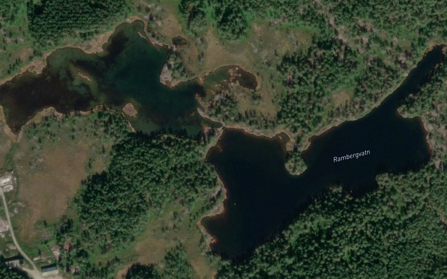 Satellite map of the Rambuvatnet