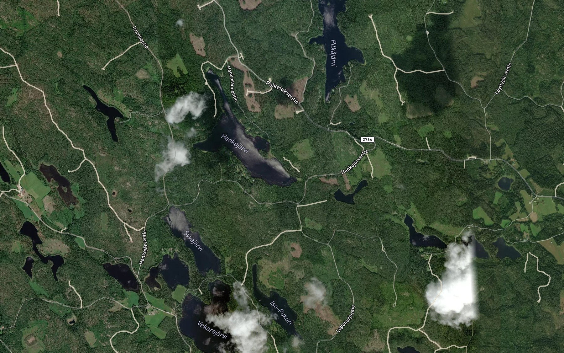 Satellite map of the Paskonpera