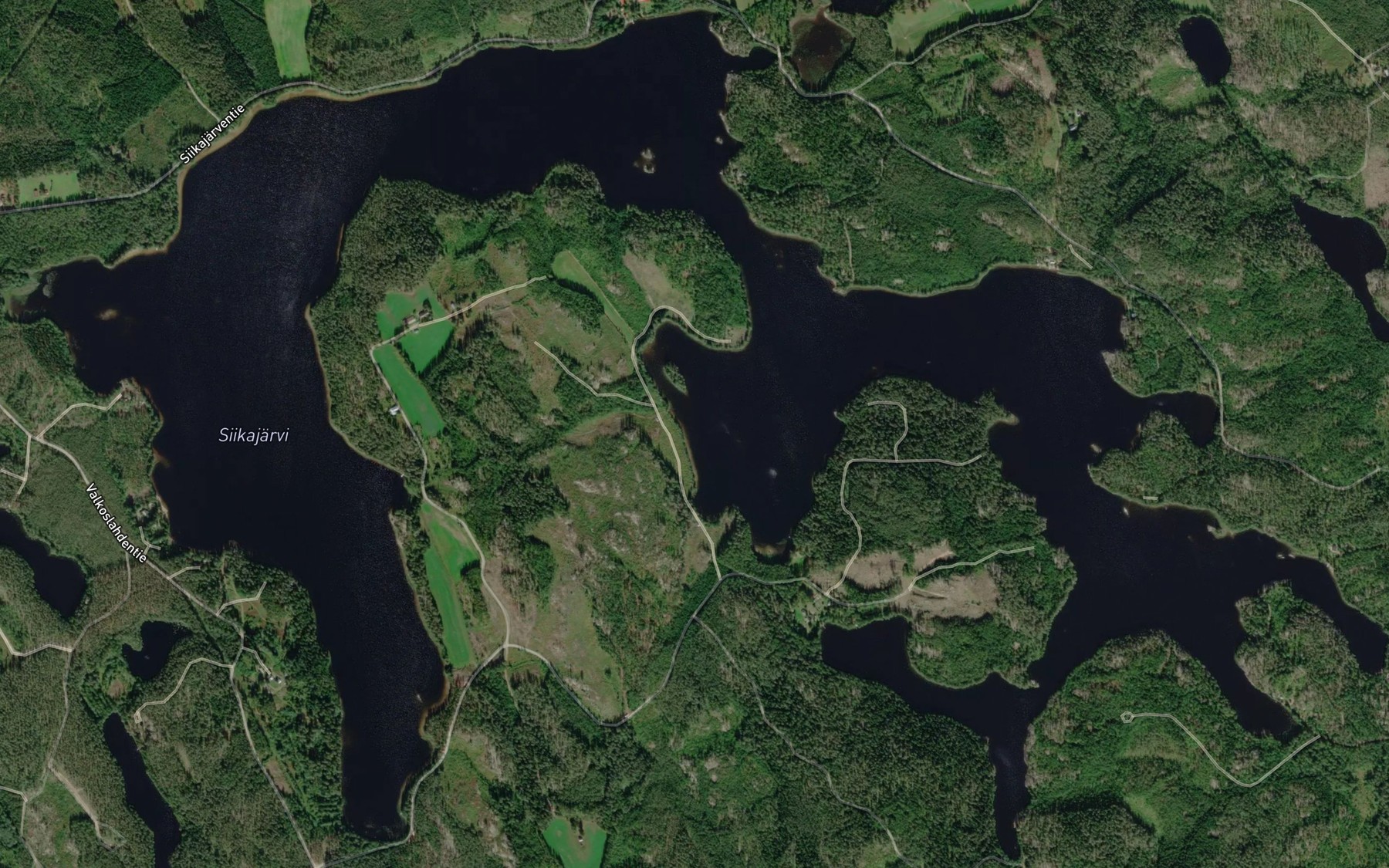 Satellite map of the Myllylahti