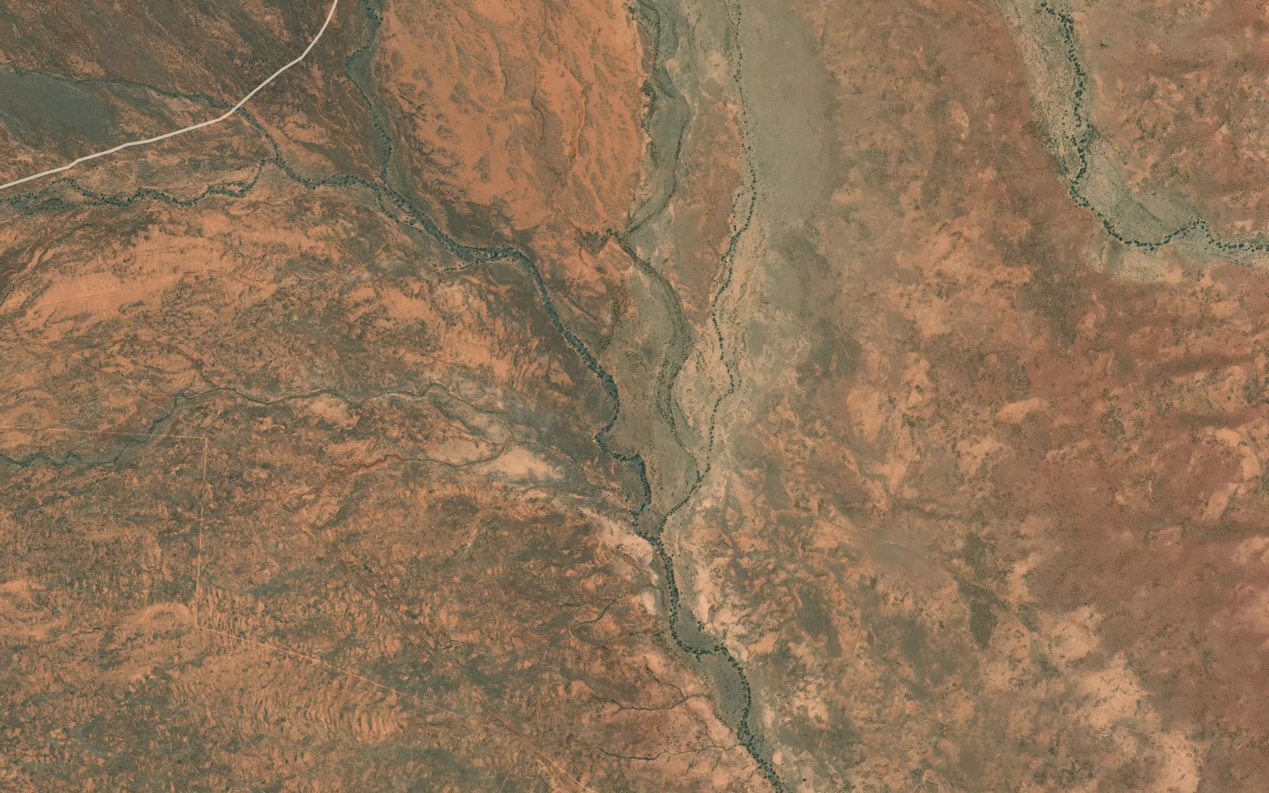 Satellite map of the Cross Creek