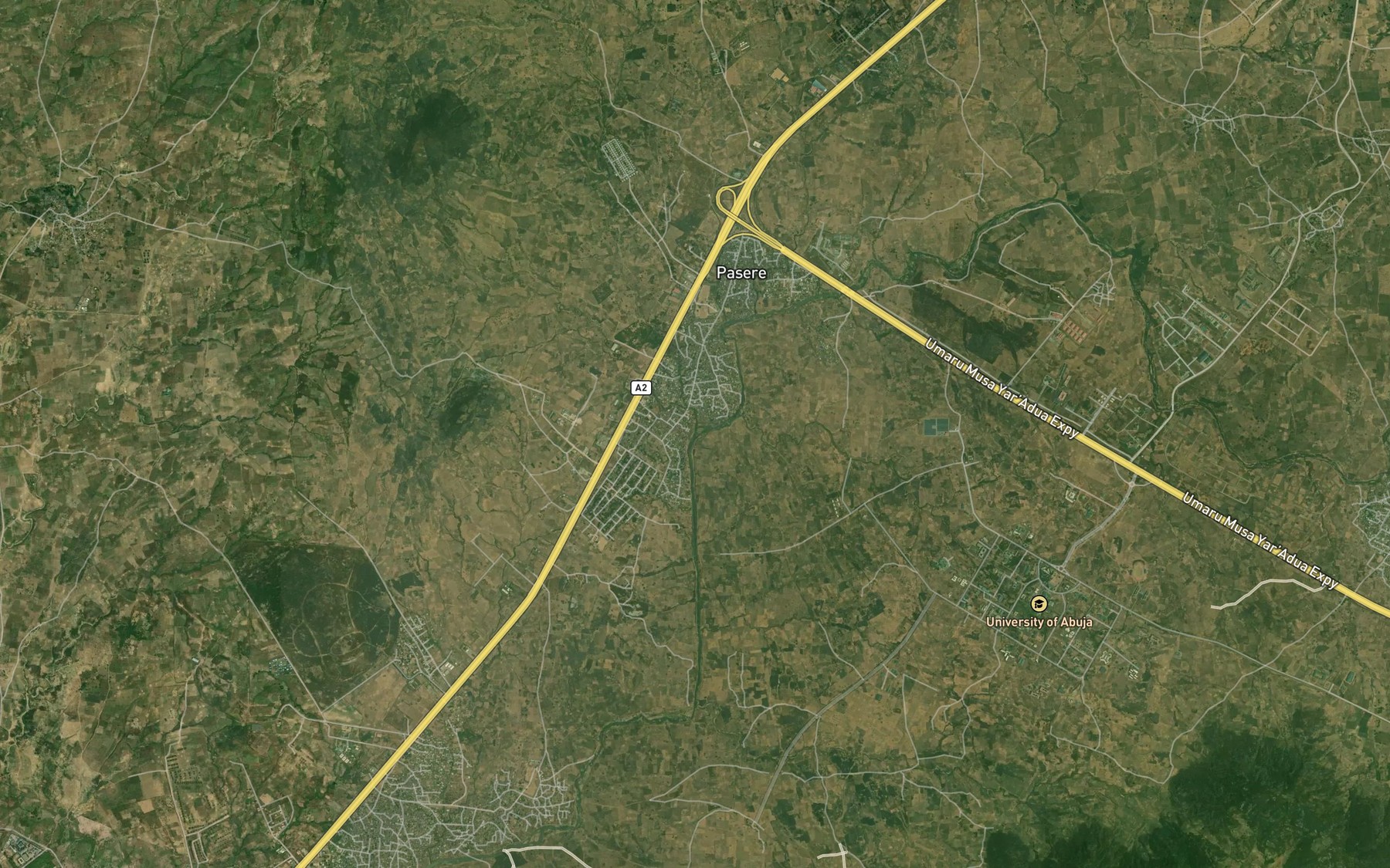 Satellite map of the RiverGiri