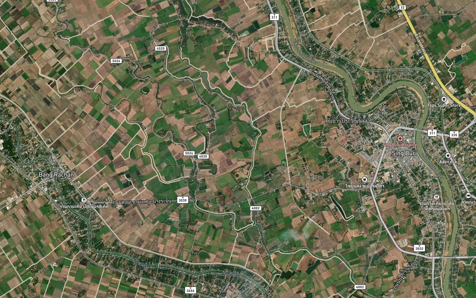 Satellite map of the Ang Kep Nam Nong Yao