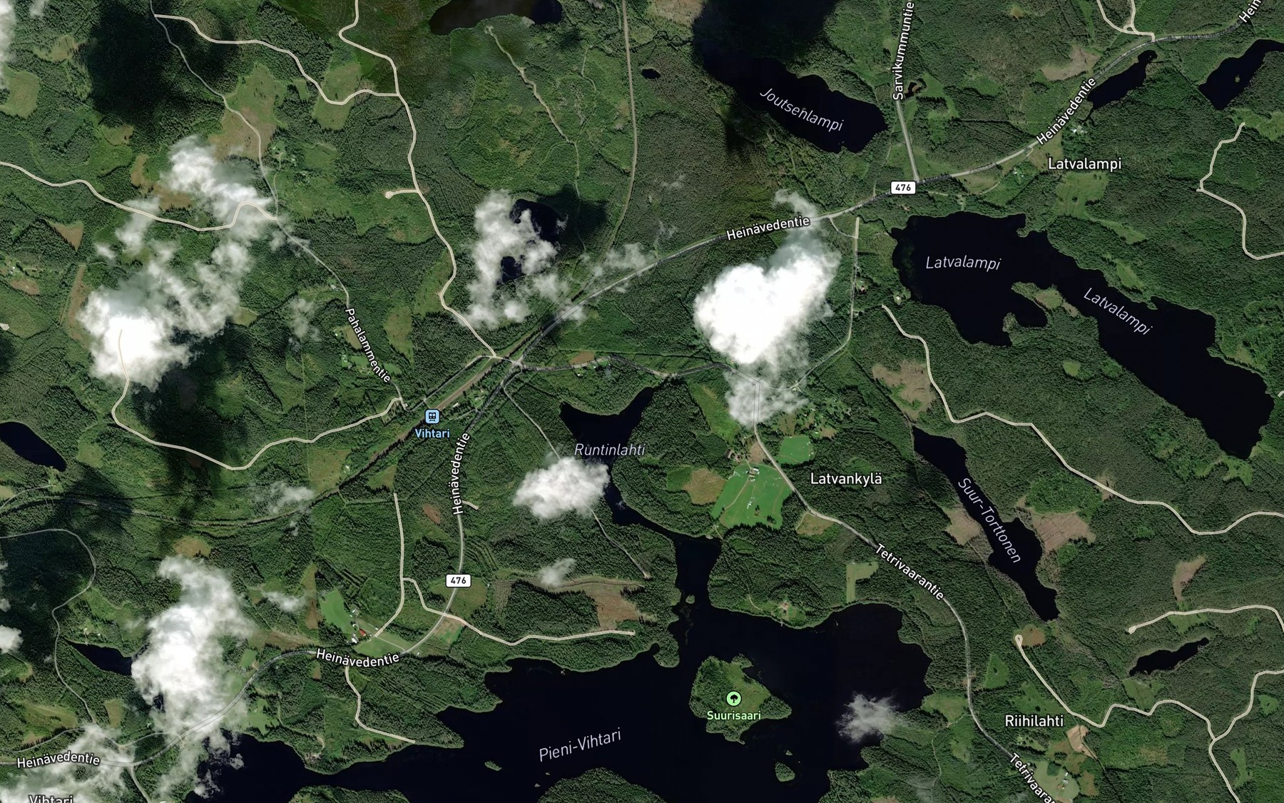 Satellite map of the Litmikkolahti