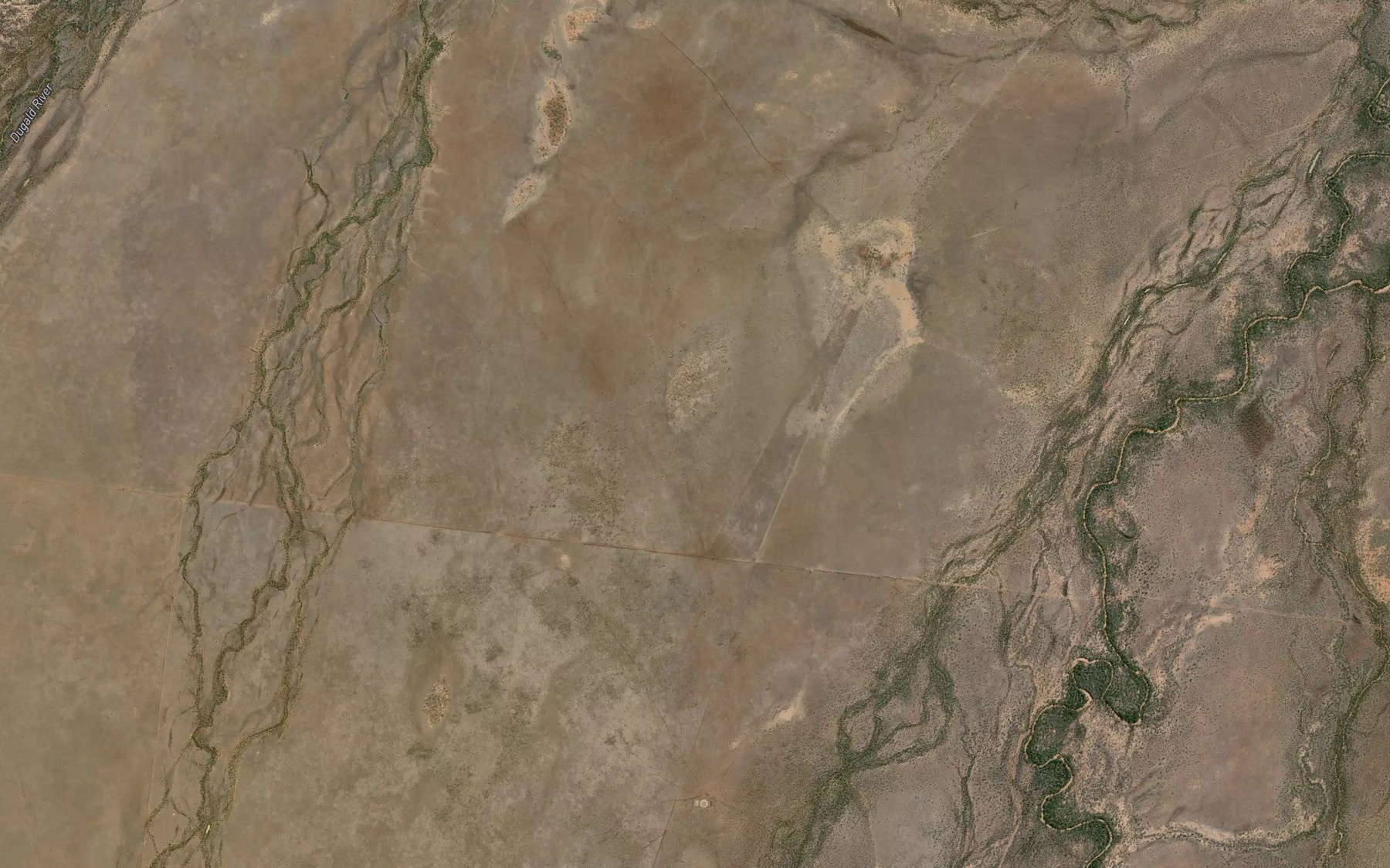 Satellite map of the Middle Creek