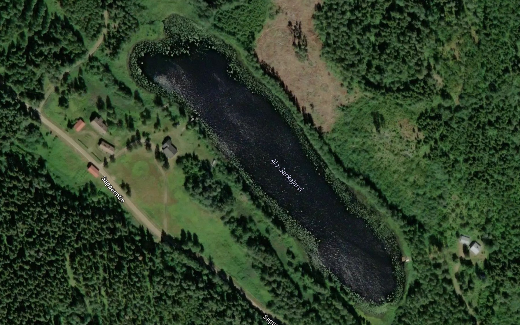 Satellite map of the Ala-Sarkajarvi
