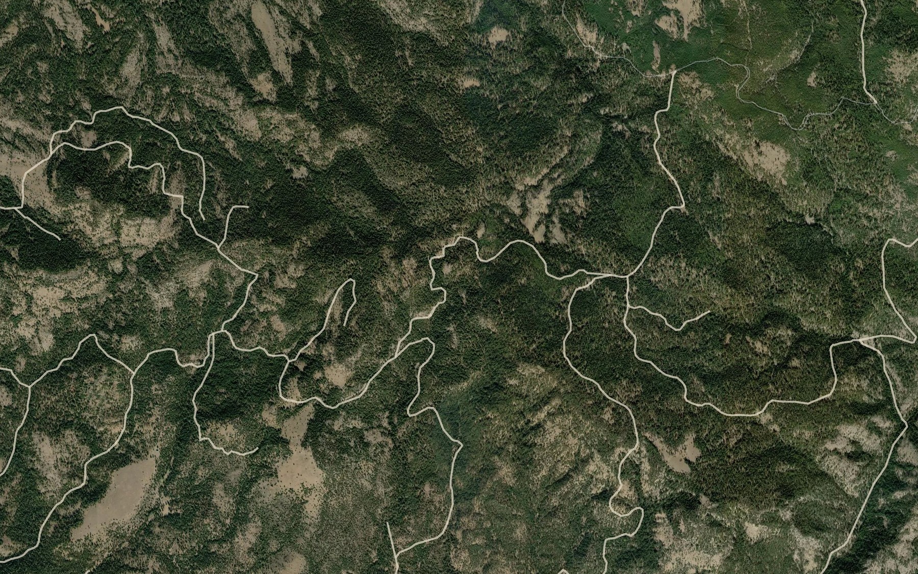 Satellite map of the Upper First Creek Spring