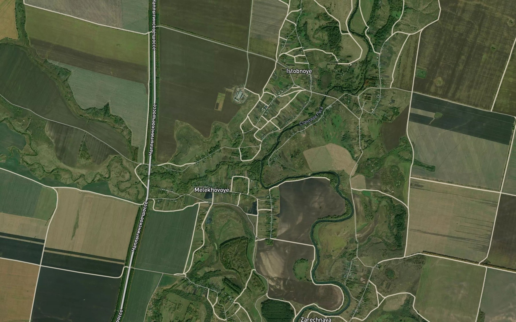 Satellite map of the Rakovaya Ryasa