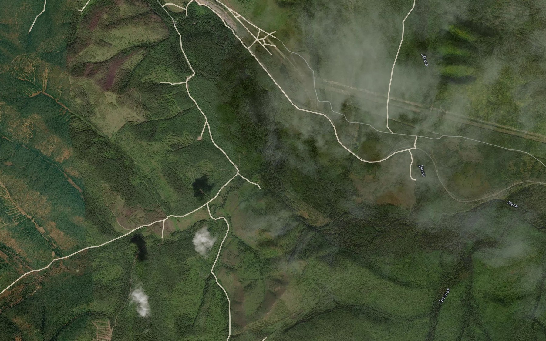 Satellite map of the Medvezhiy