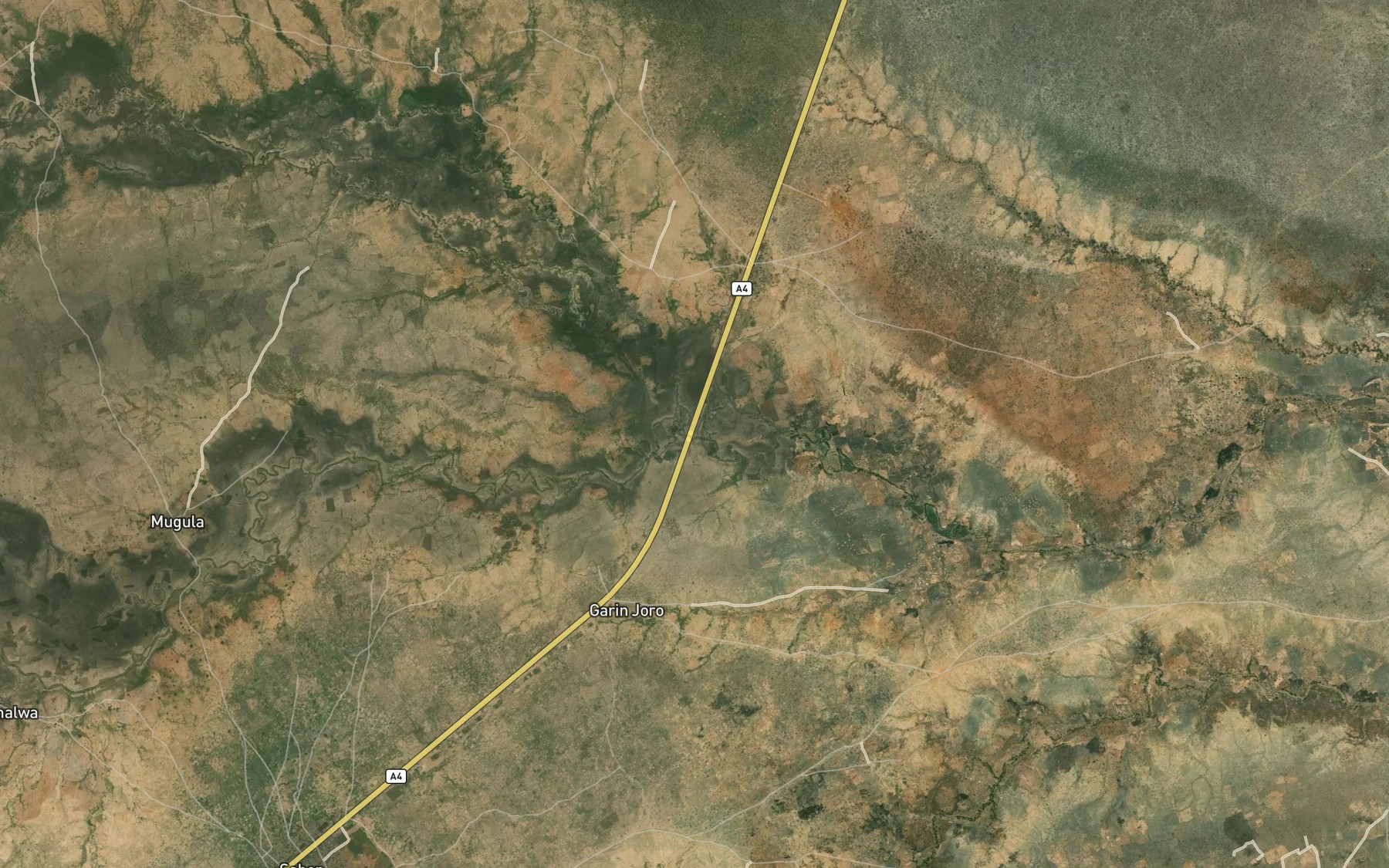 Satellite map of the Kogin Mugza