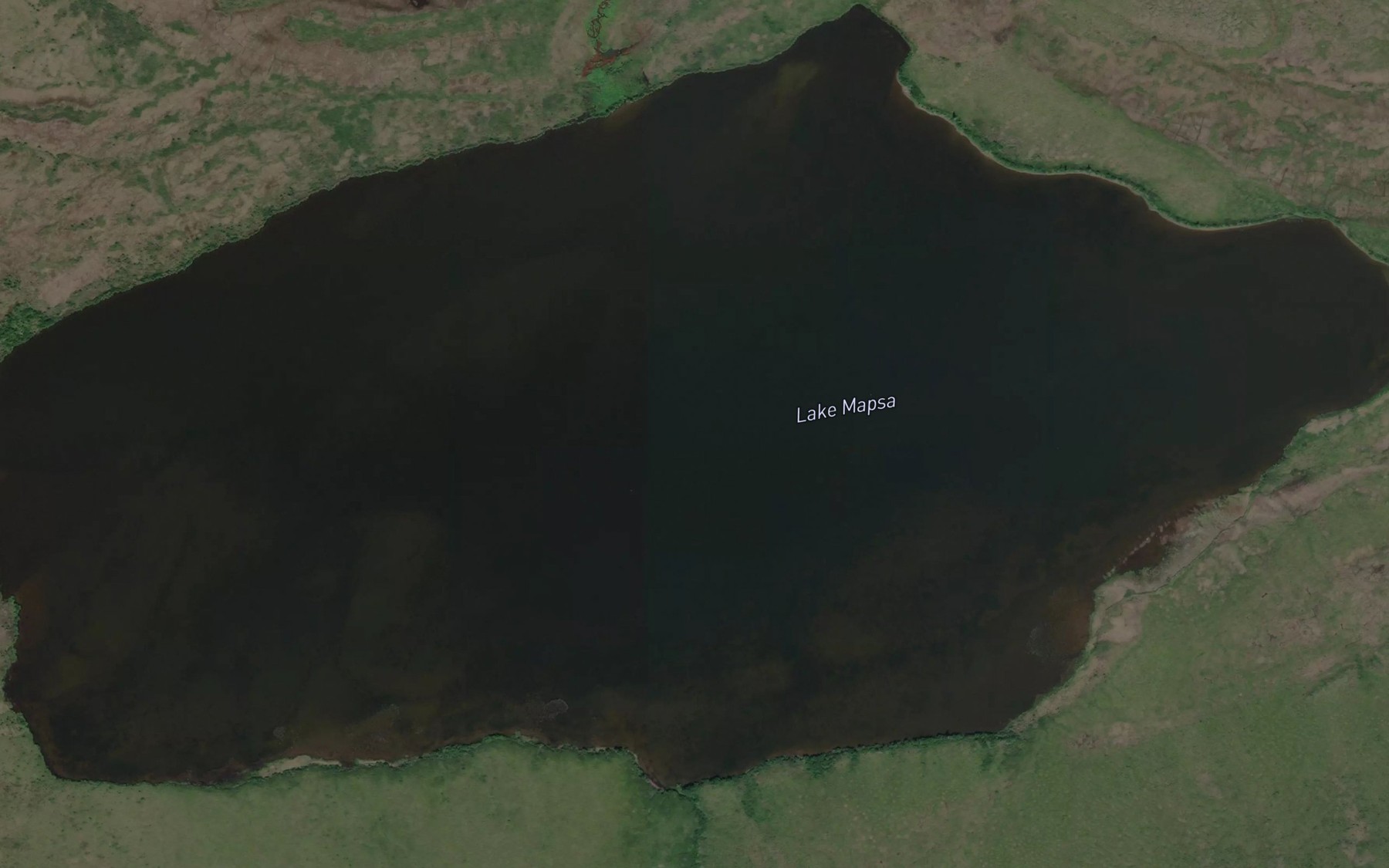 Satellite map of the Lake Mapsa