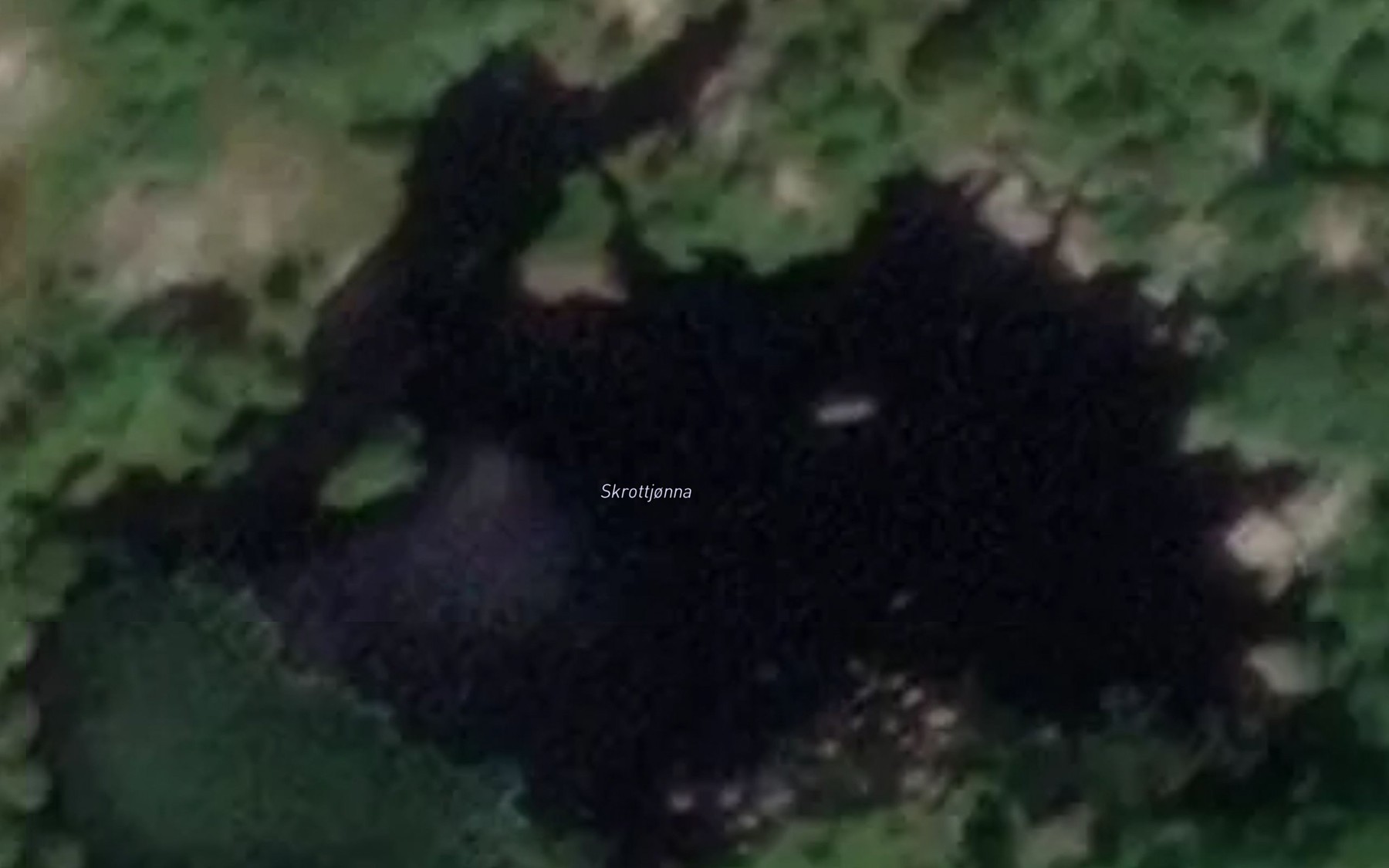 Satellite map of the Skrottjonna