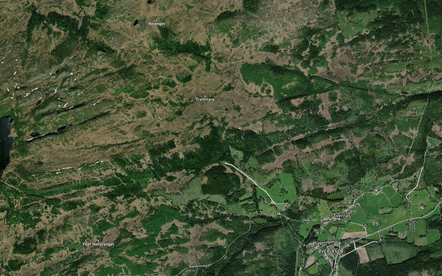 Satellite map of the Stjernbekken
