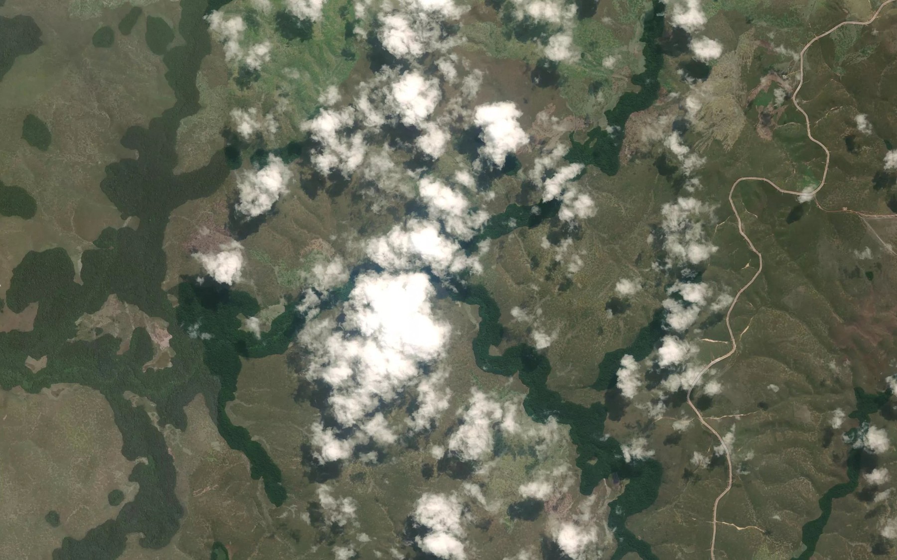 Satellite map of the Lekoui