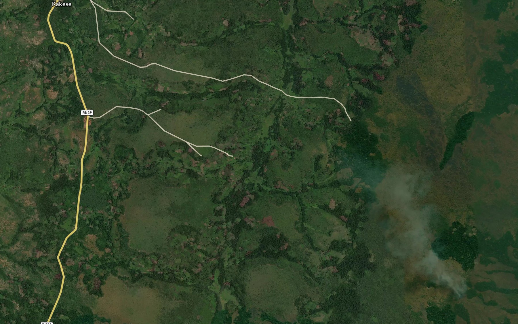 Satellite map of the Kakeji