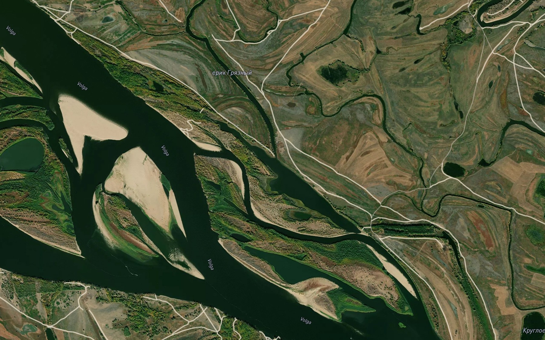 Satellite map of the Yerki Gryaznyy