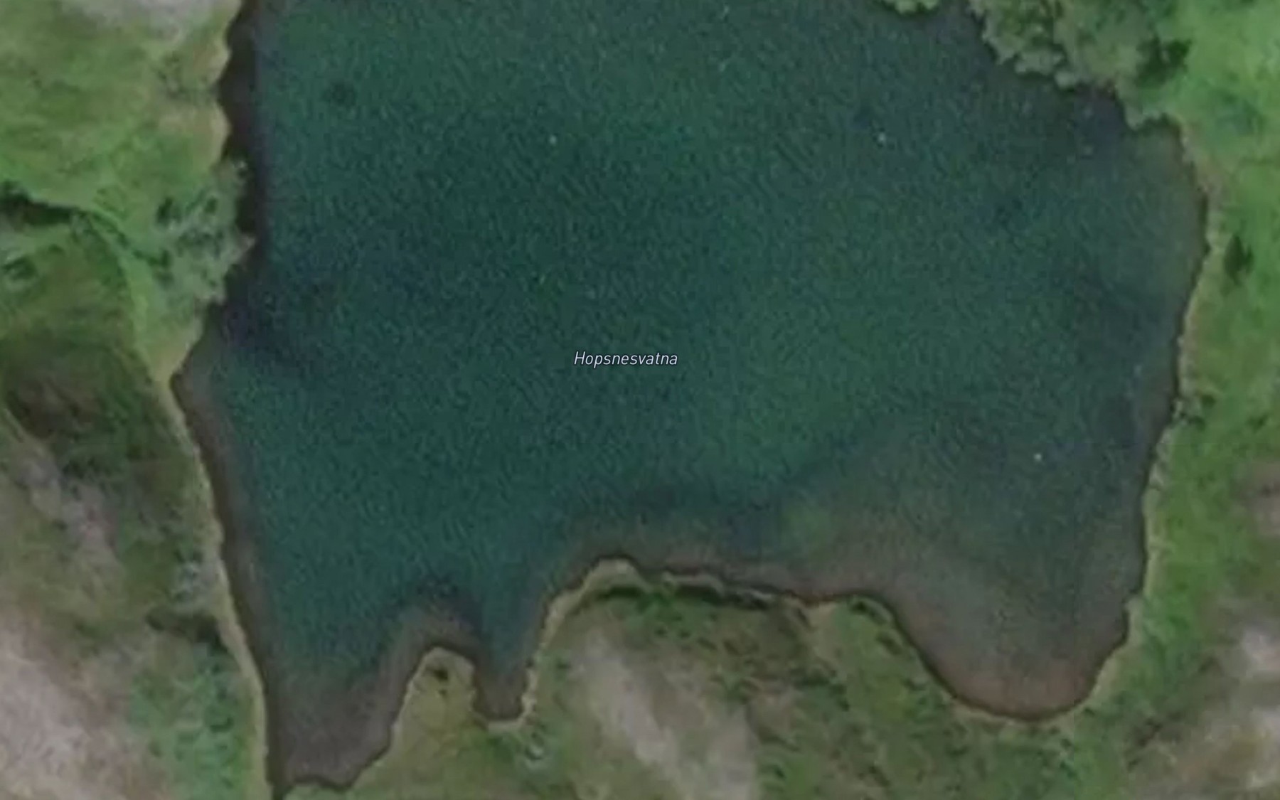 Satellite map of the Hansnesvatna