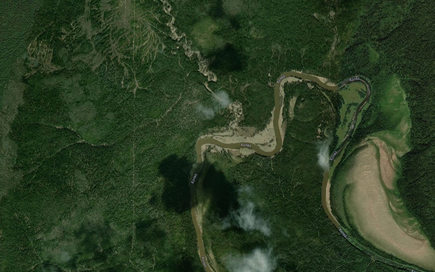 Satellite map of the Sukhotyl'