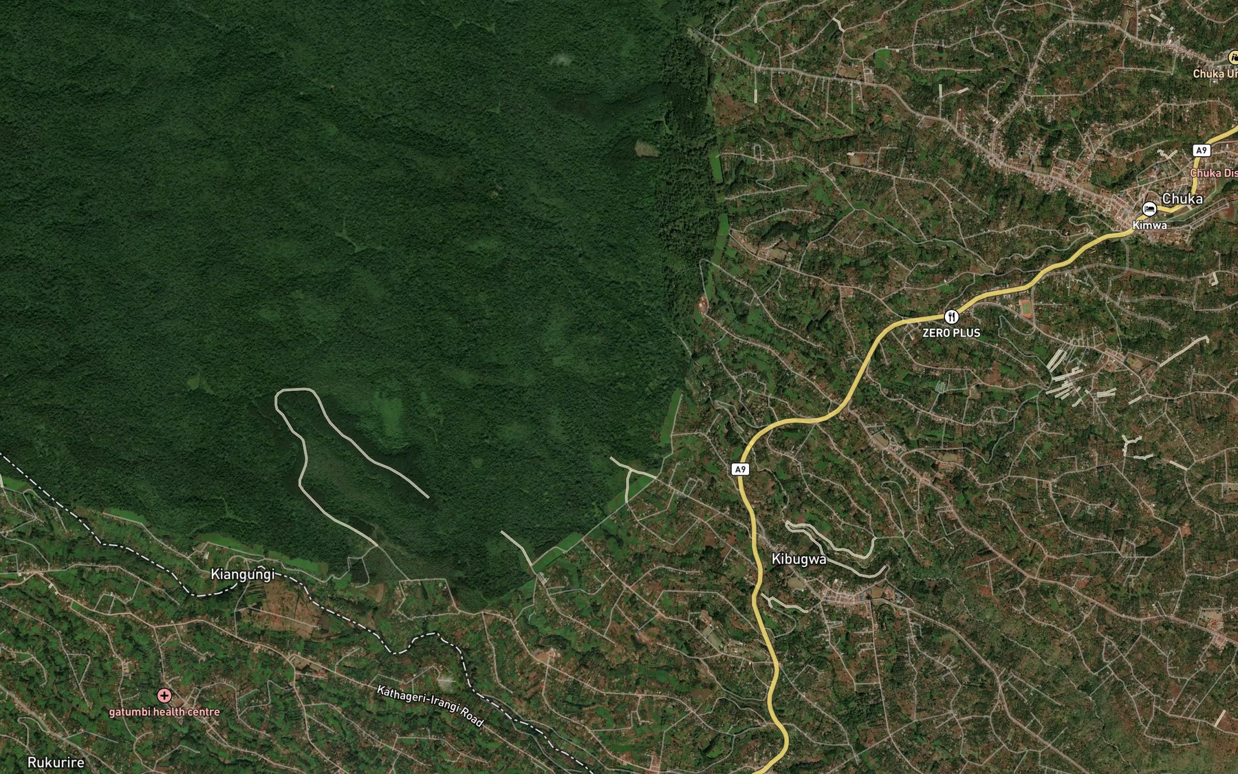 Satellite map of the Namkithie