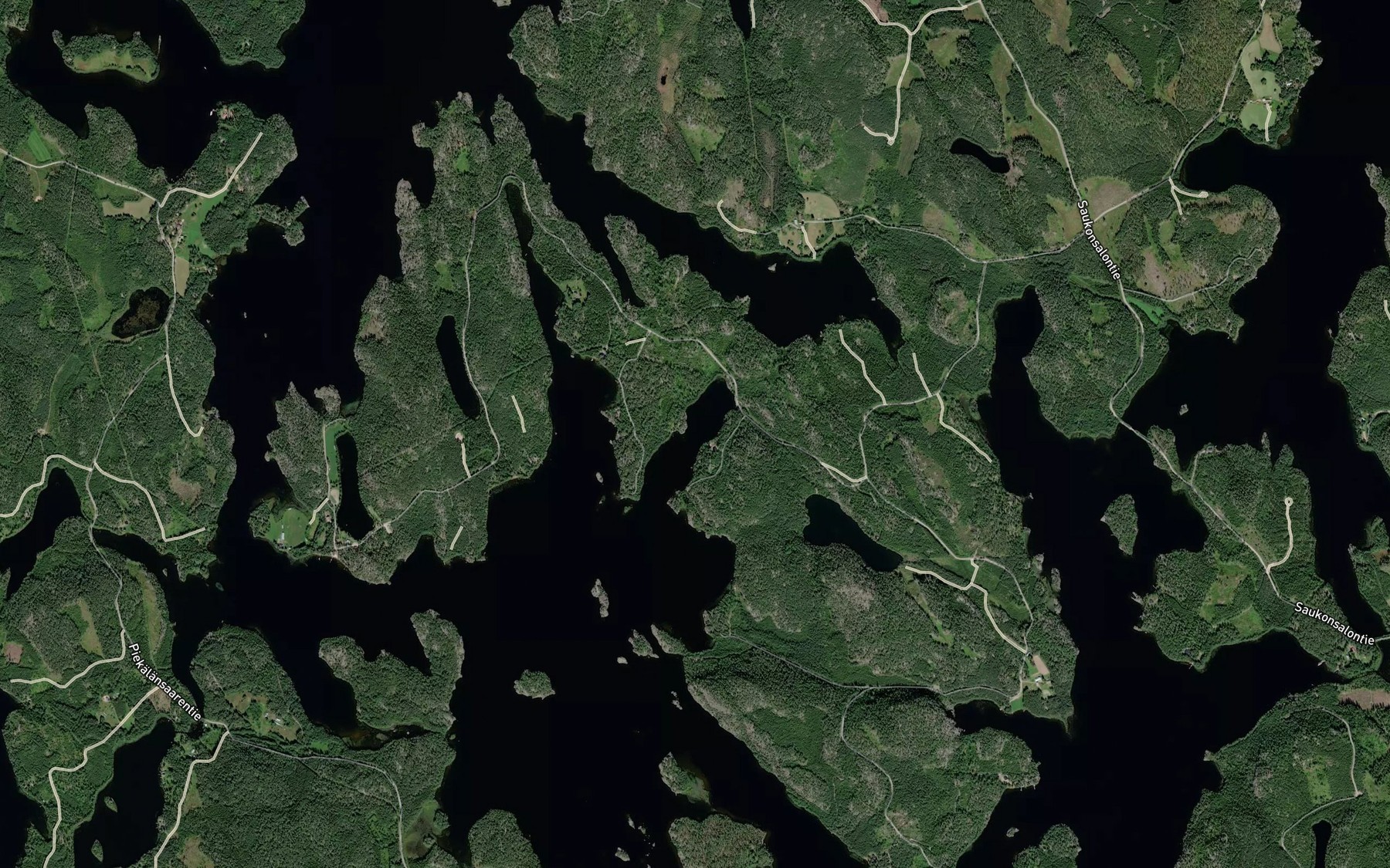Satellite map of the Pyylahti