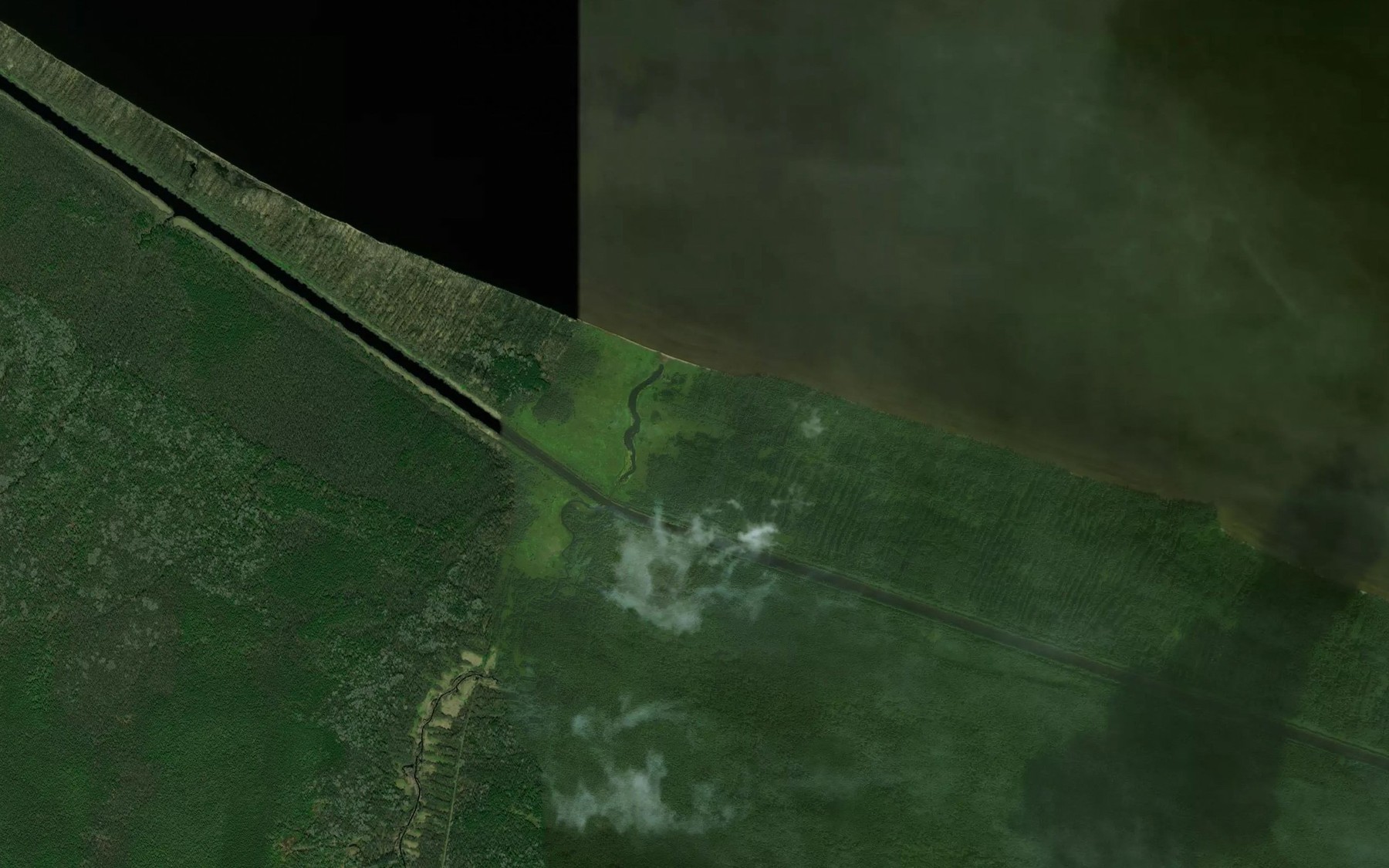 Satellite map of the Kustovka