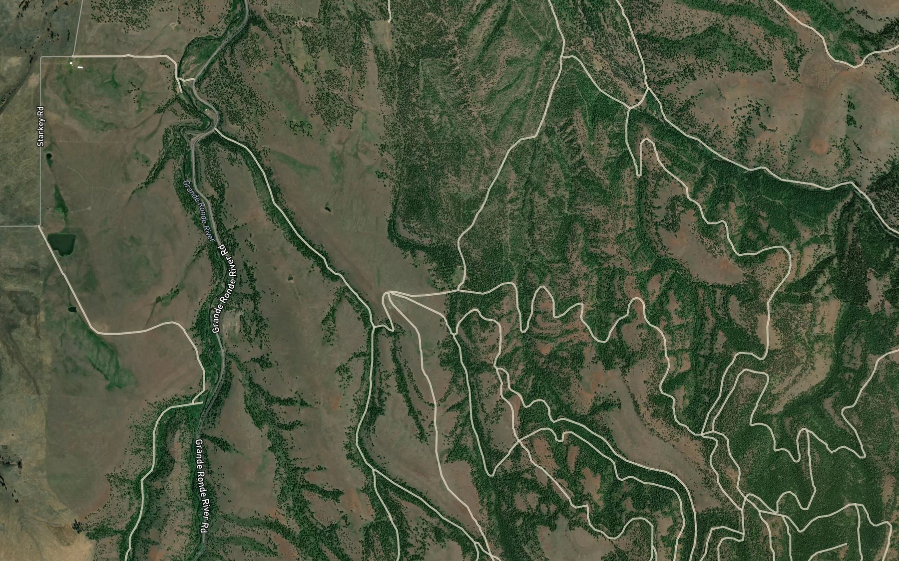 Satellite map of the Winter Canyon Spring