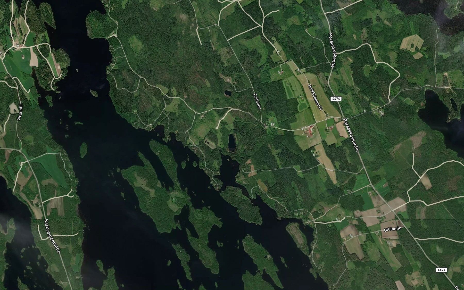 Satellite map of the Heiskanlampi