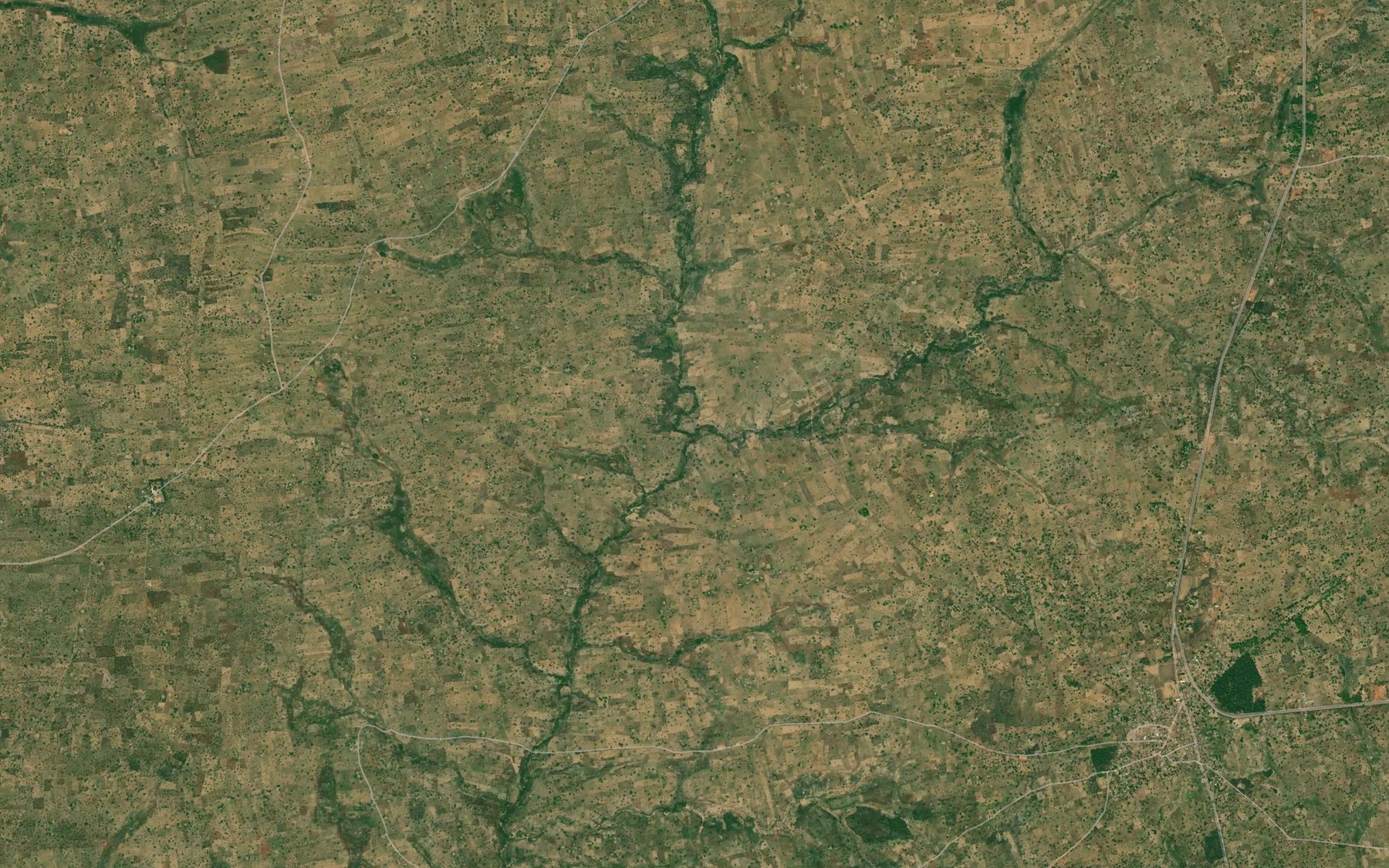 Satellite map of the River Kopmuyum