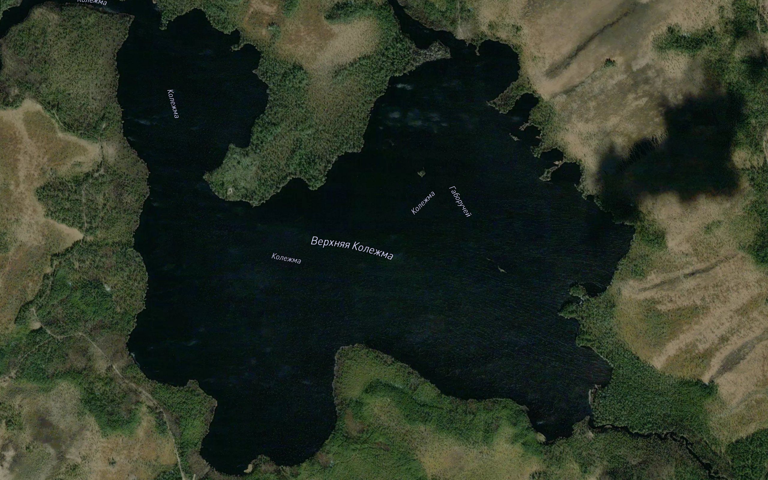 Ozero Verkhnyaya Kolezhma