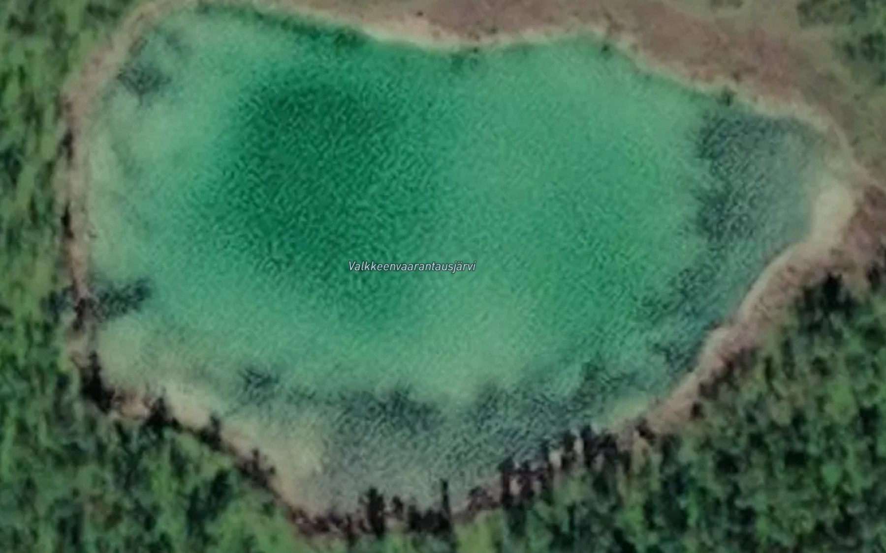 Satellite map of the Valkkeenvaarantausjaervi