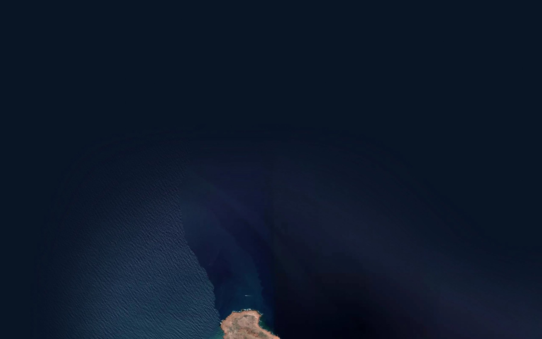 Satellite map of the Madeleine Shoals