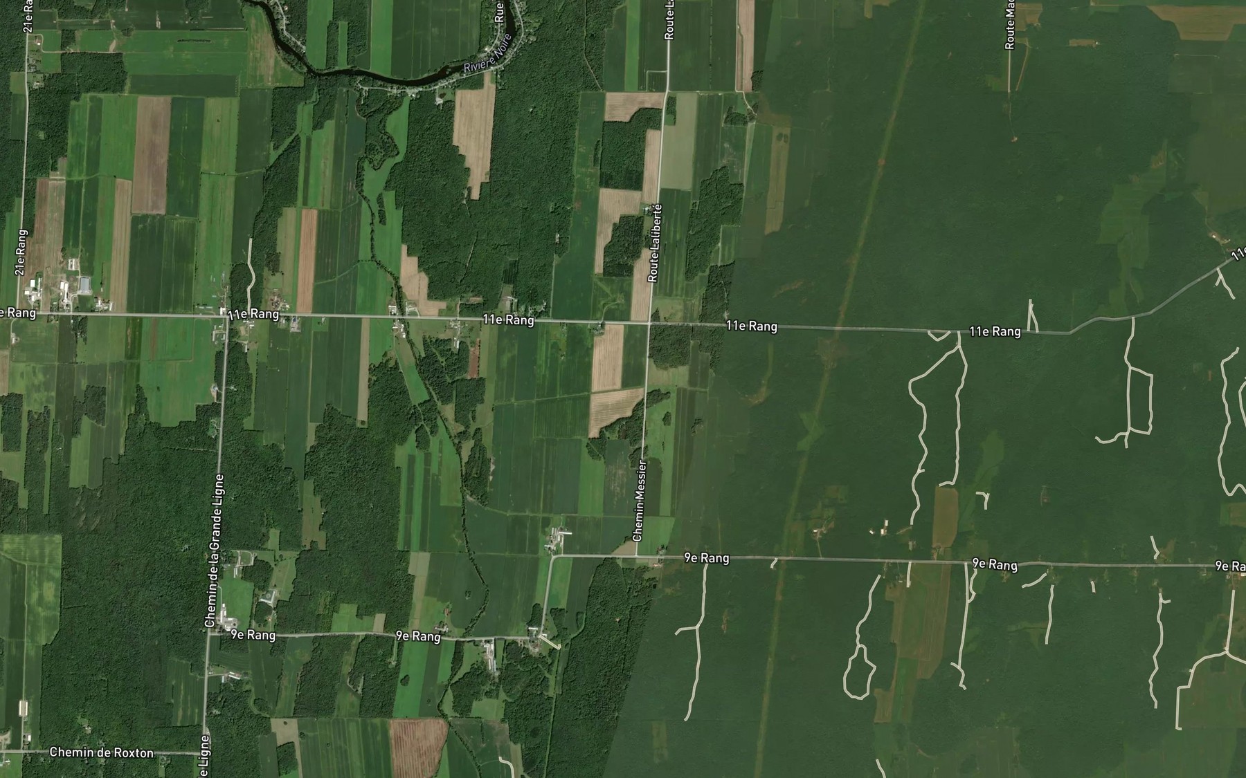 Satellite map of the Embranchement Messier-Laliberte