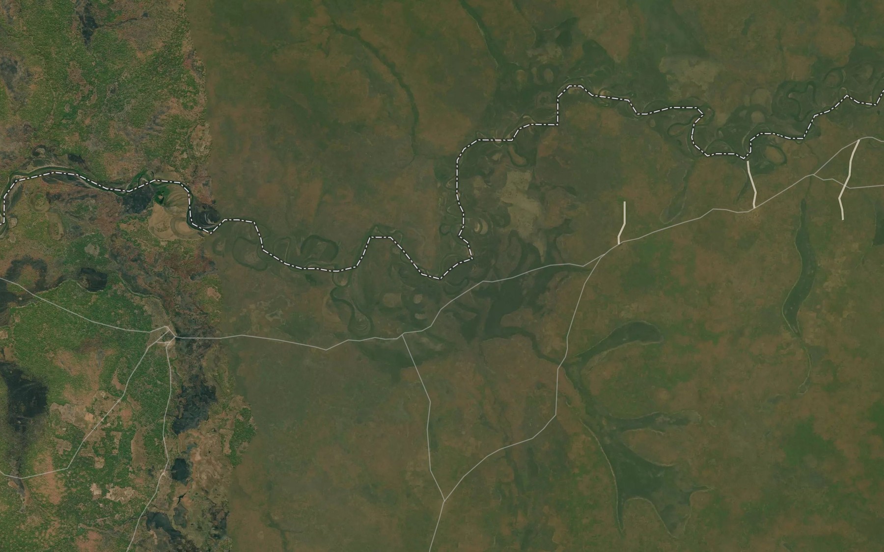 Satellite map of the Ngunzo