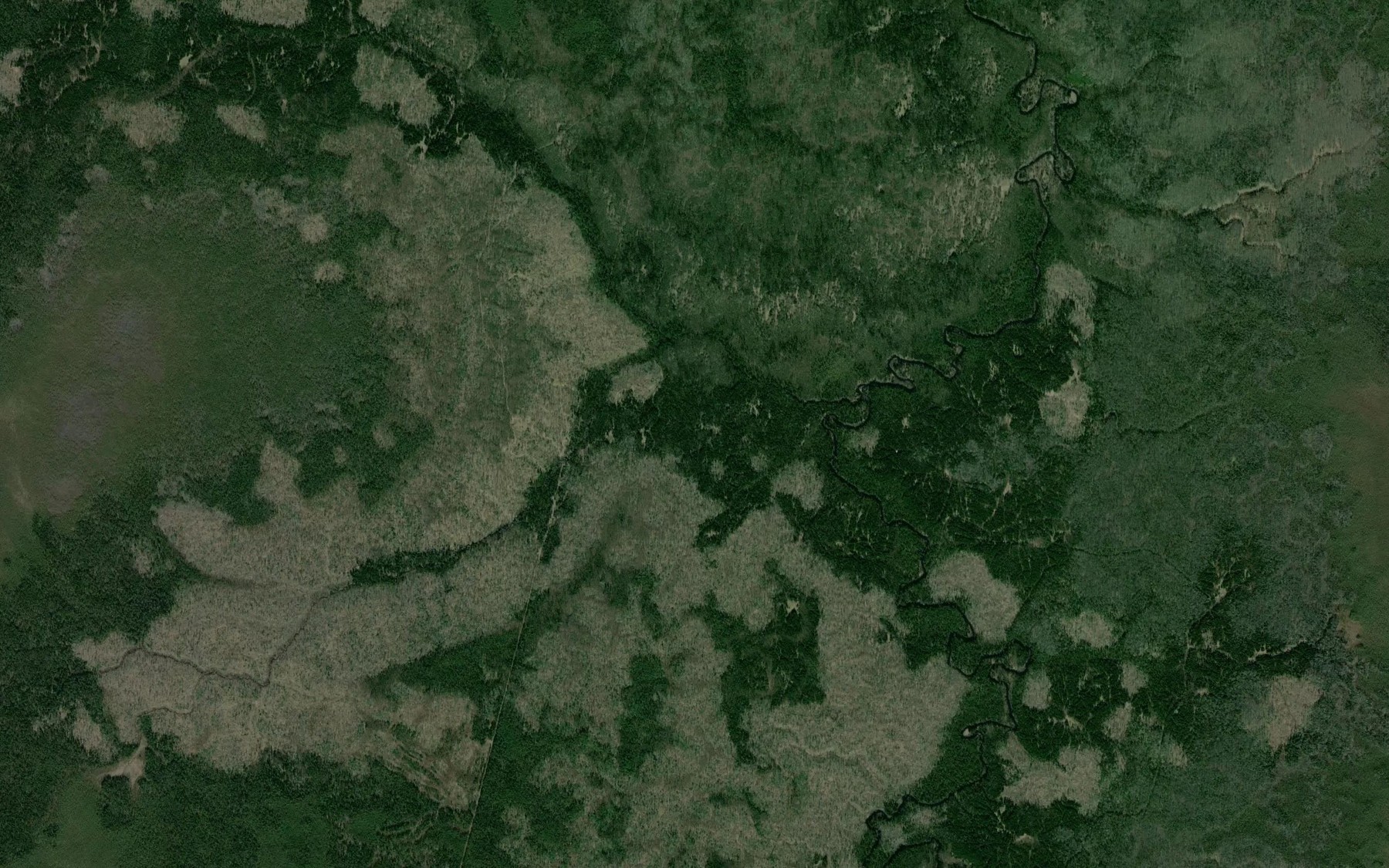 Satellite map of the Tyntsis