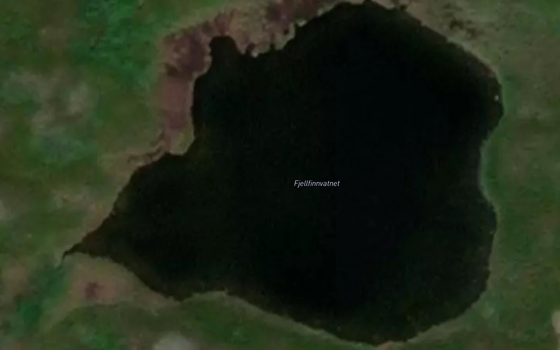 Satellite map of the Fjellfinnvatnet