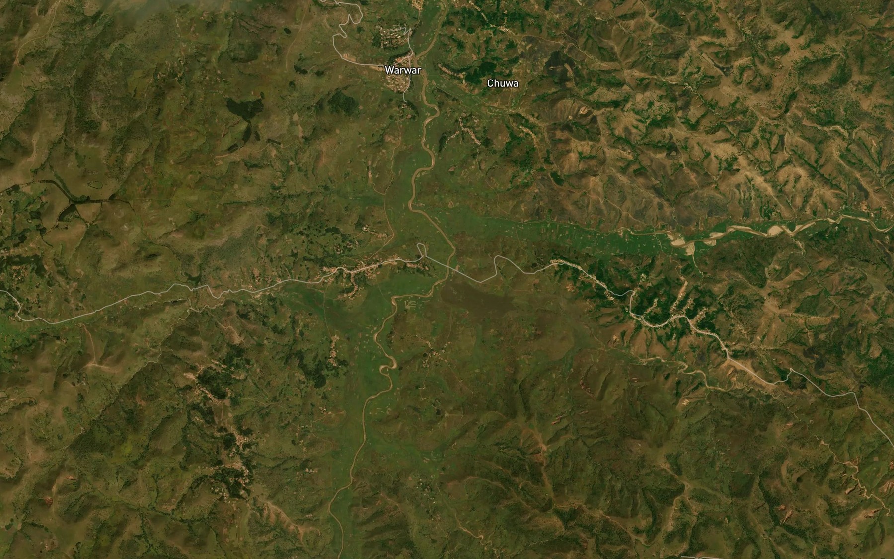 Satellite map of the Gitow