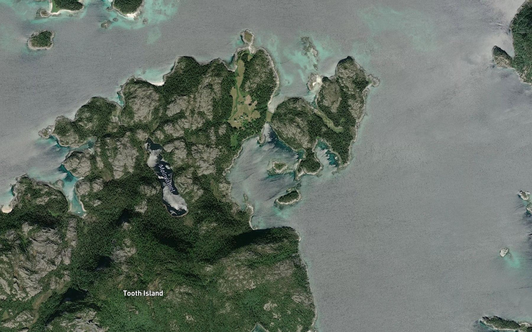 Satellite map of the Navarsvagen