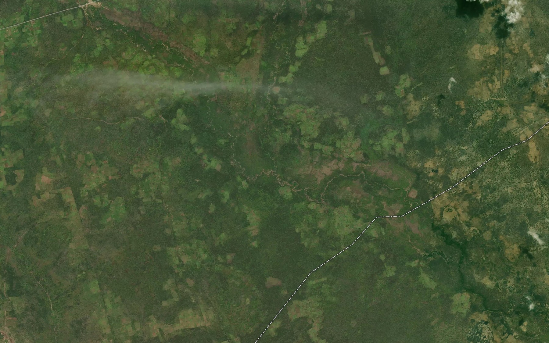 Satellite map of the River Gimbi