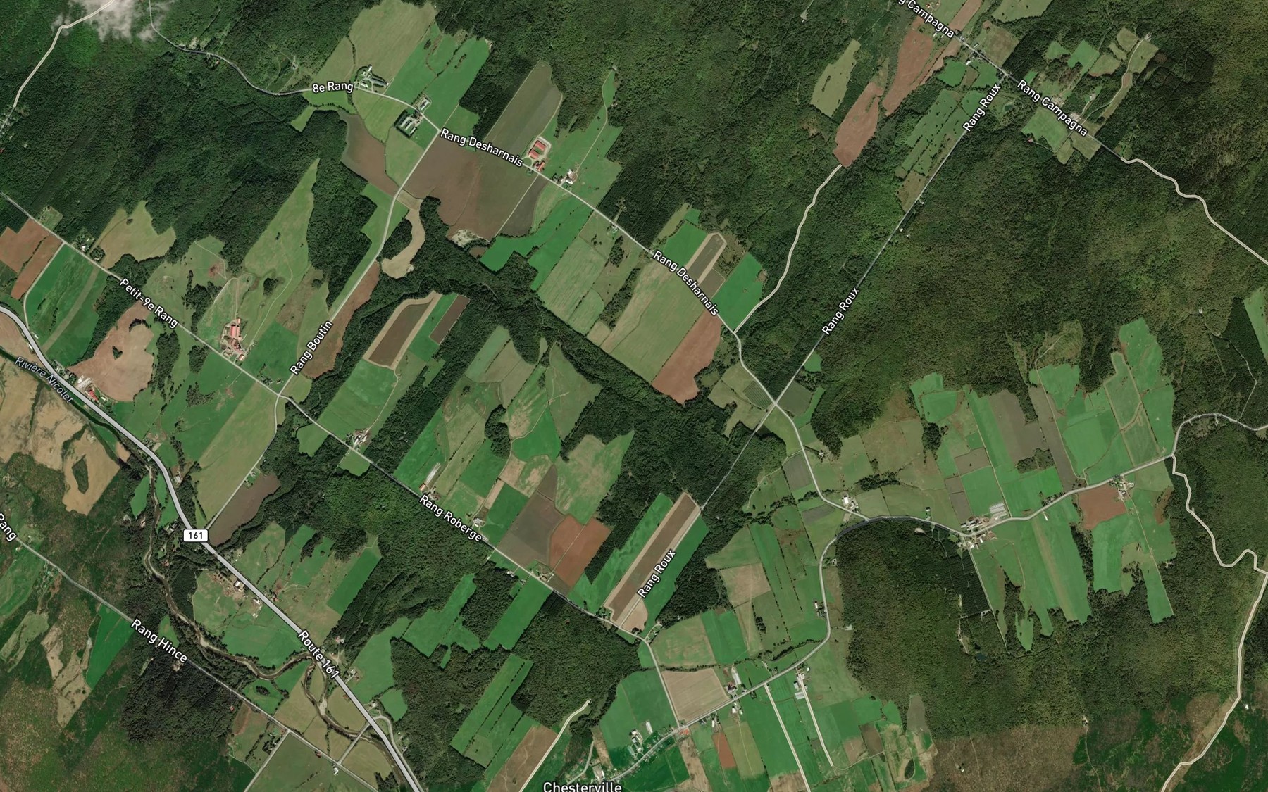 Satellite map of the Cours d'eau des L'Heureux