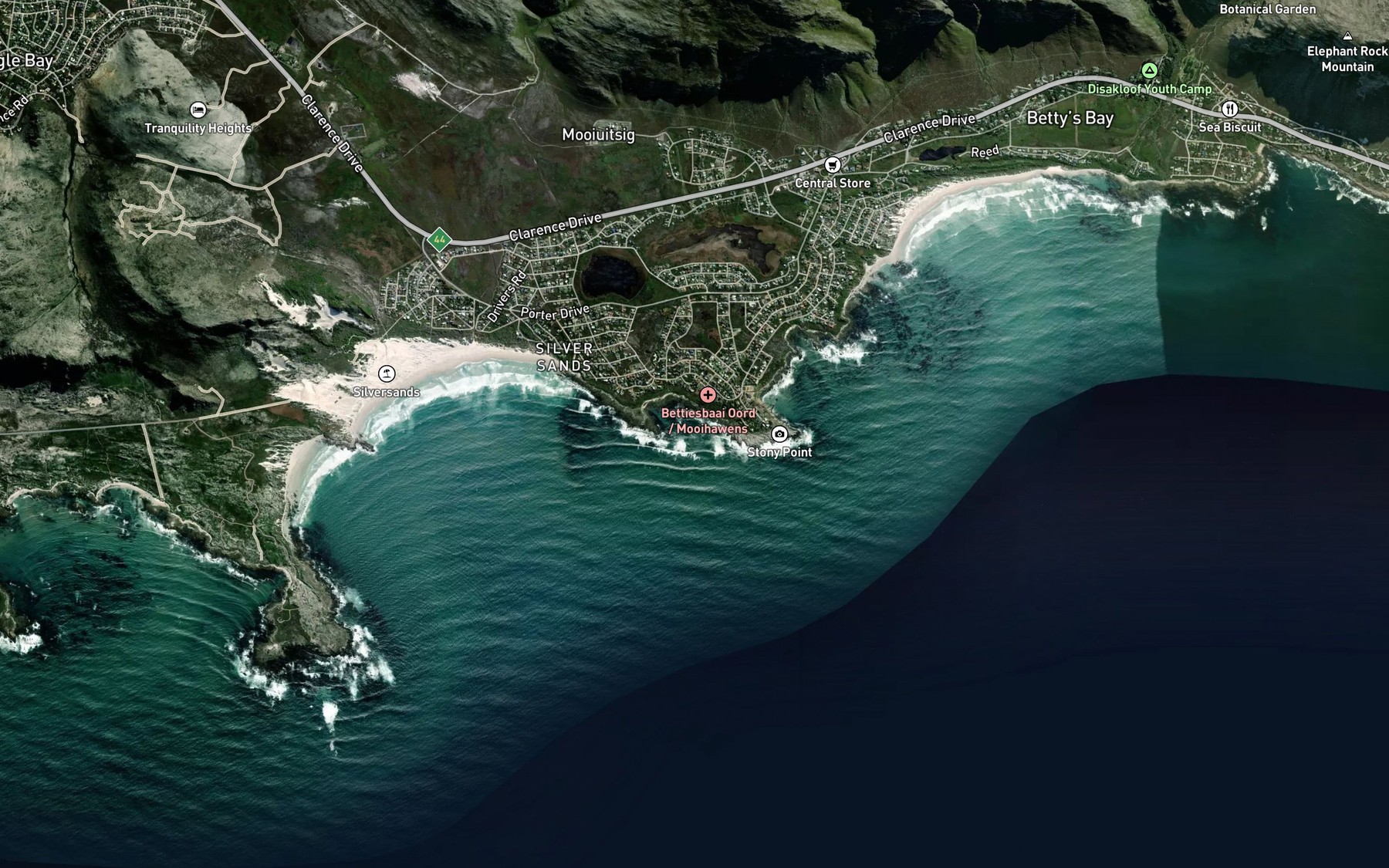 Satellite map of the Draadbaai