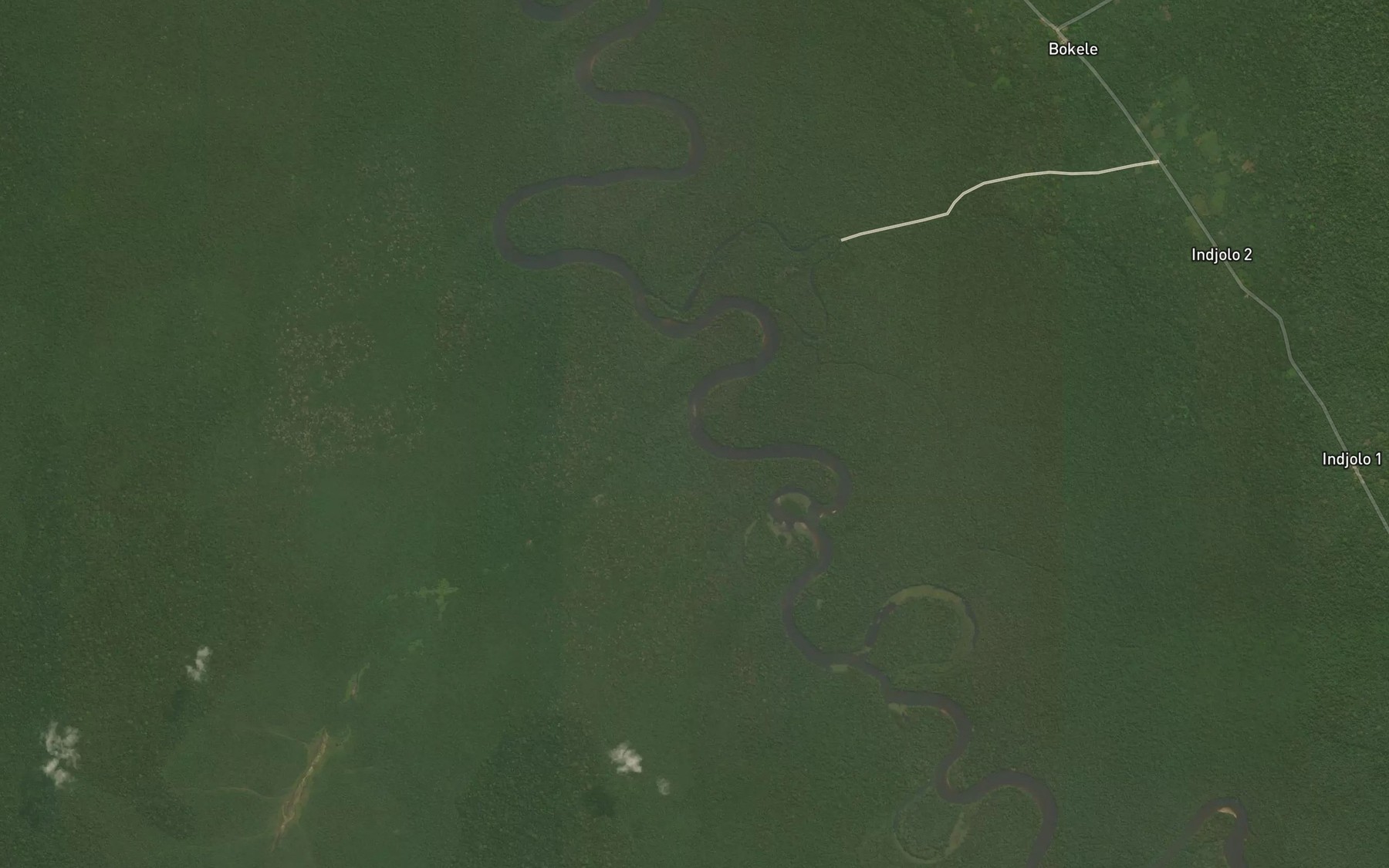 Satellite map of the Isolo