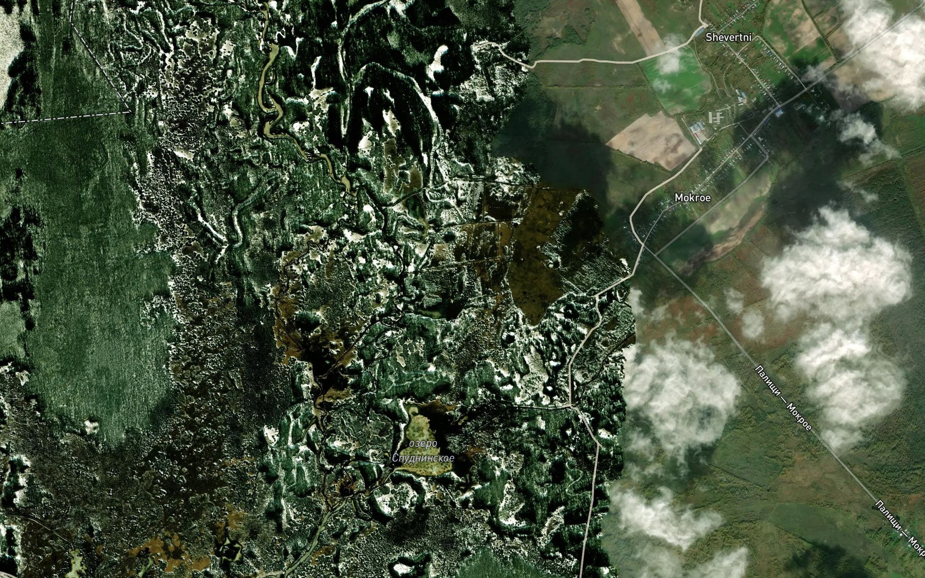 Satellite map of the Ozero Logonovitsa