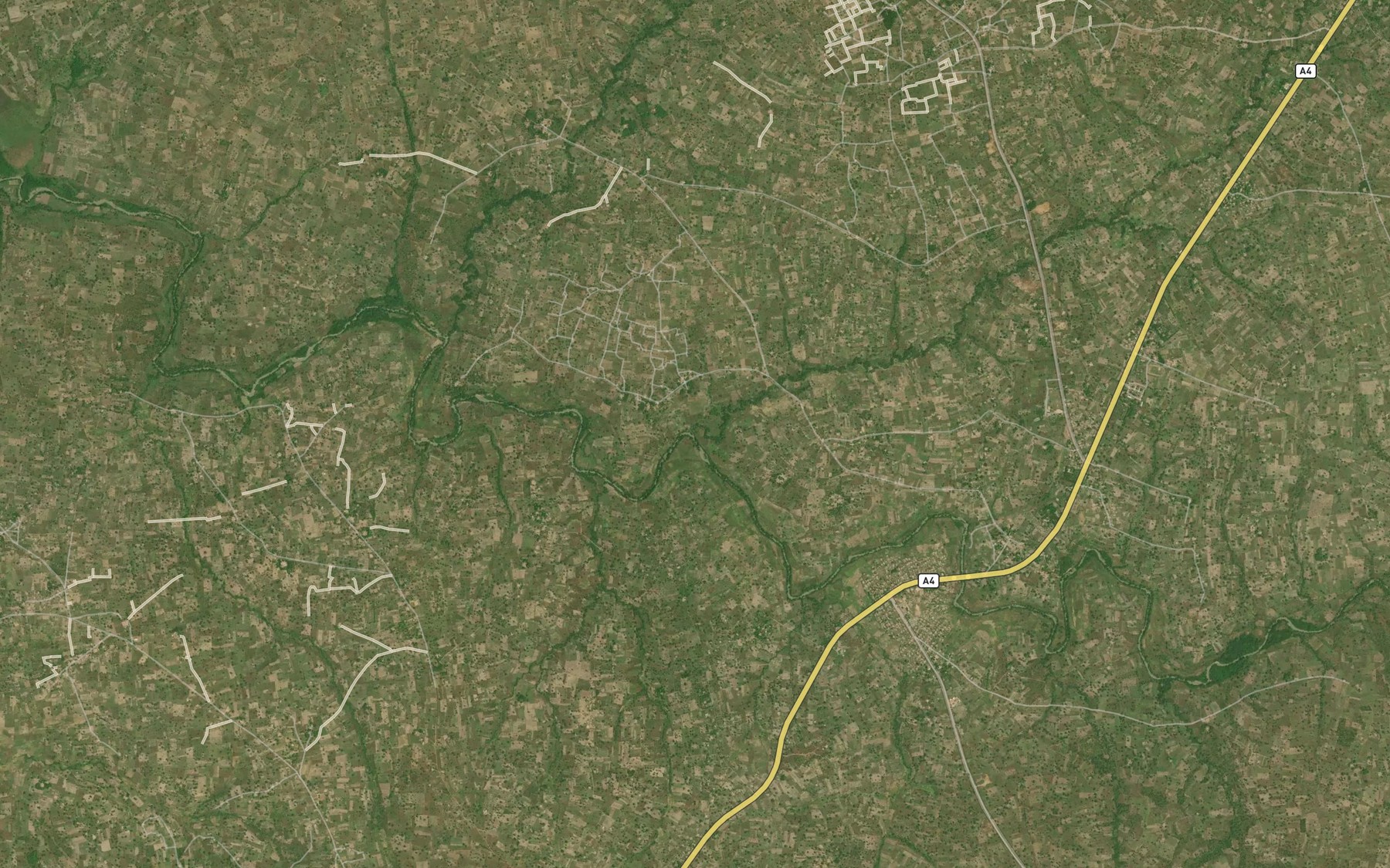 Satellite map of the River Luku