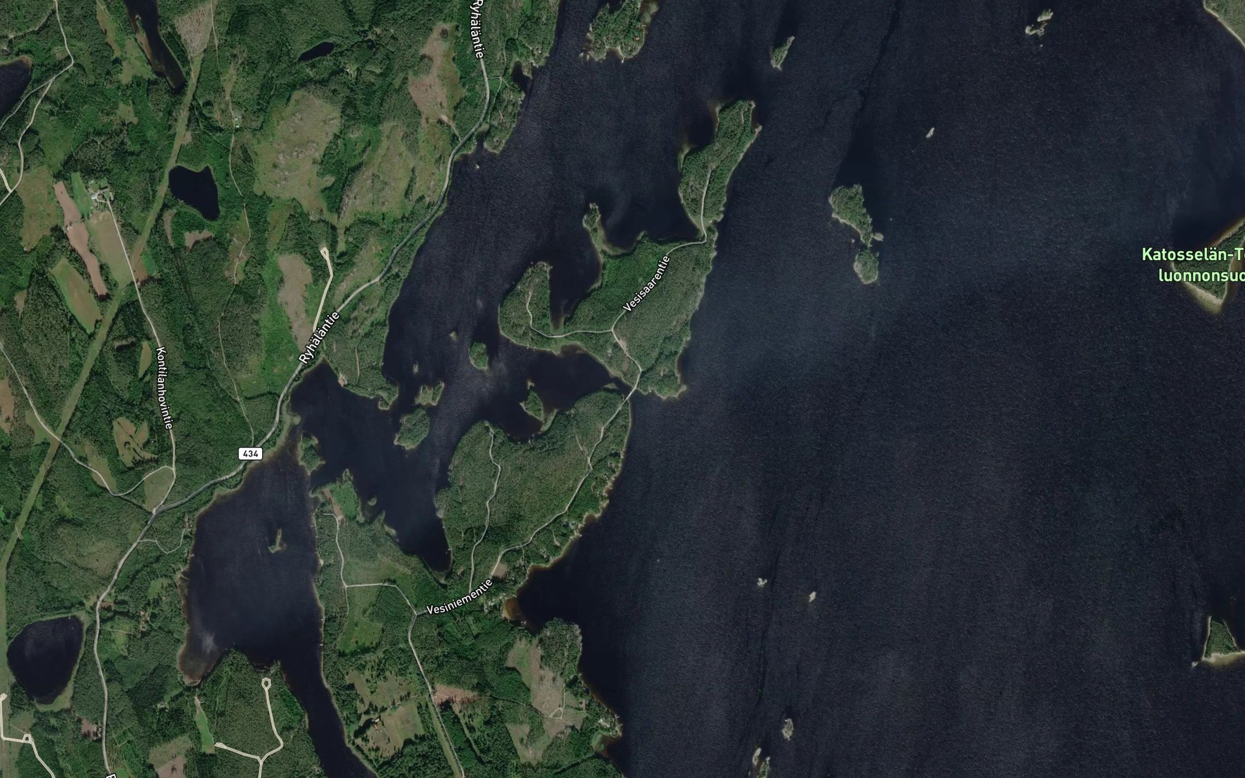 Satellite map of the Vesisalmi
