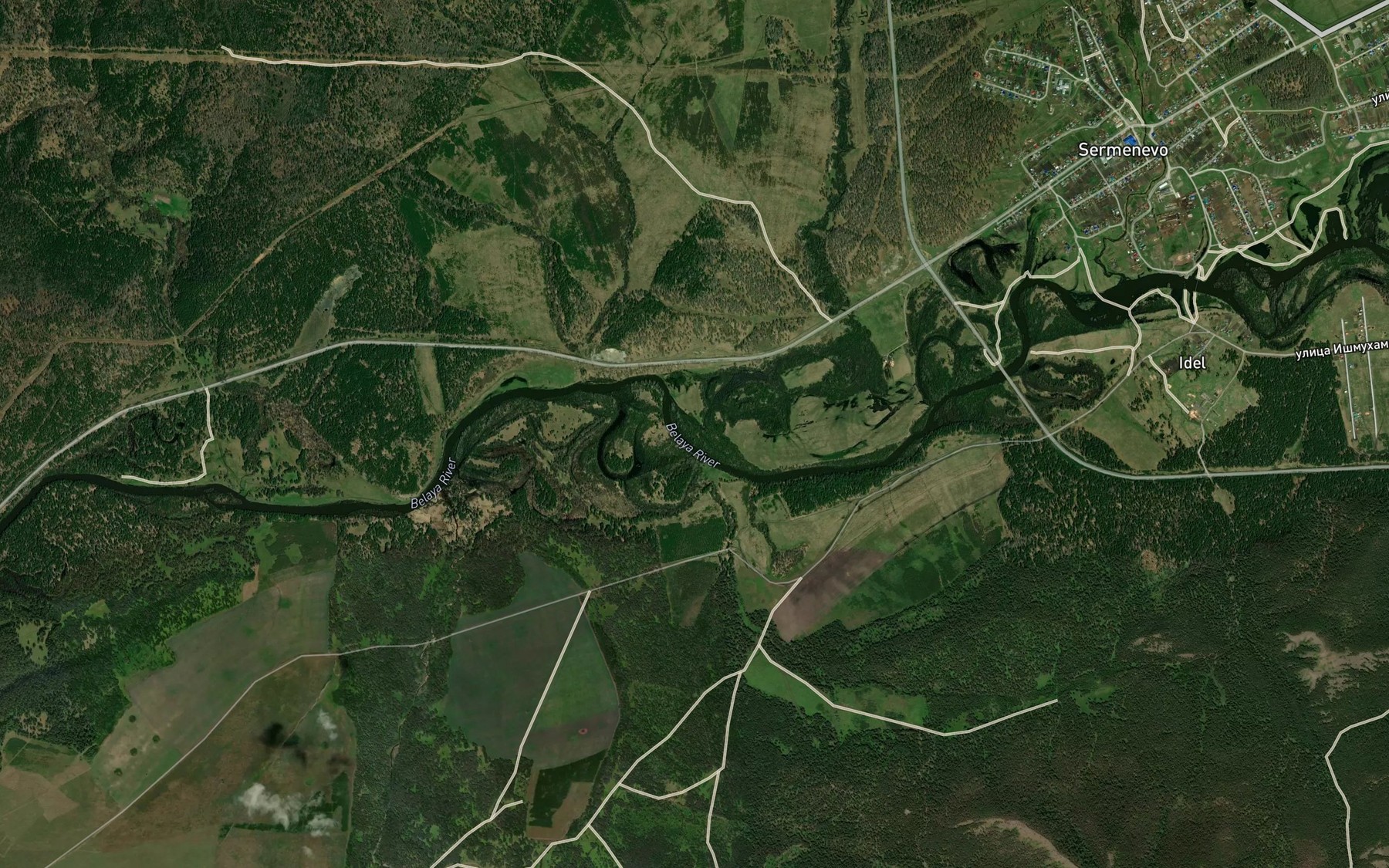 Satellite map of the Nayaza