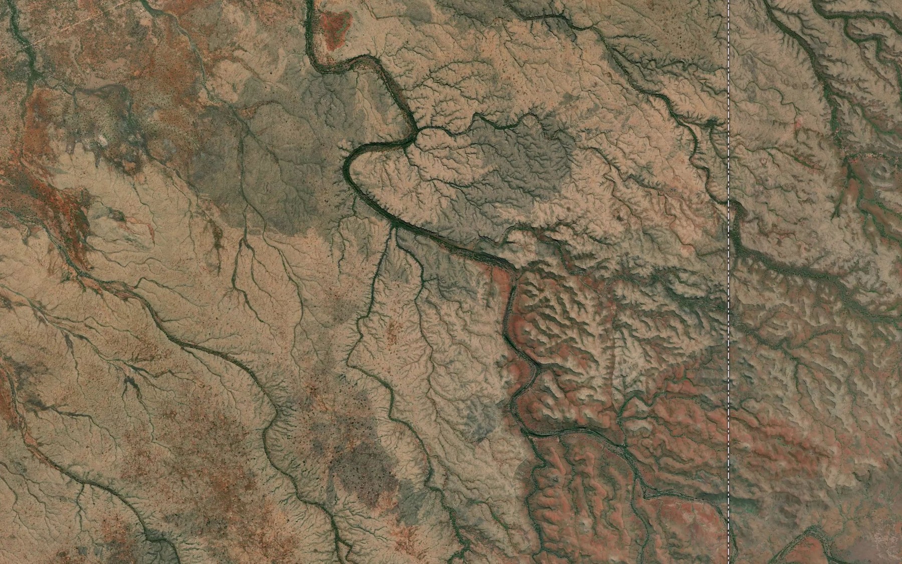Satellite map of the Lees Creek Main