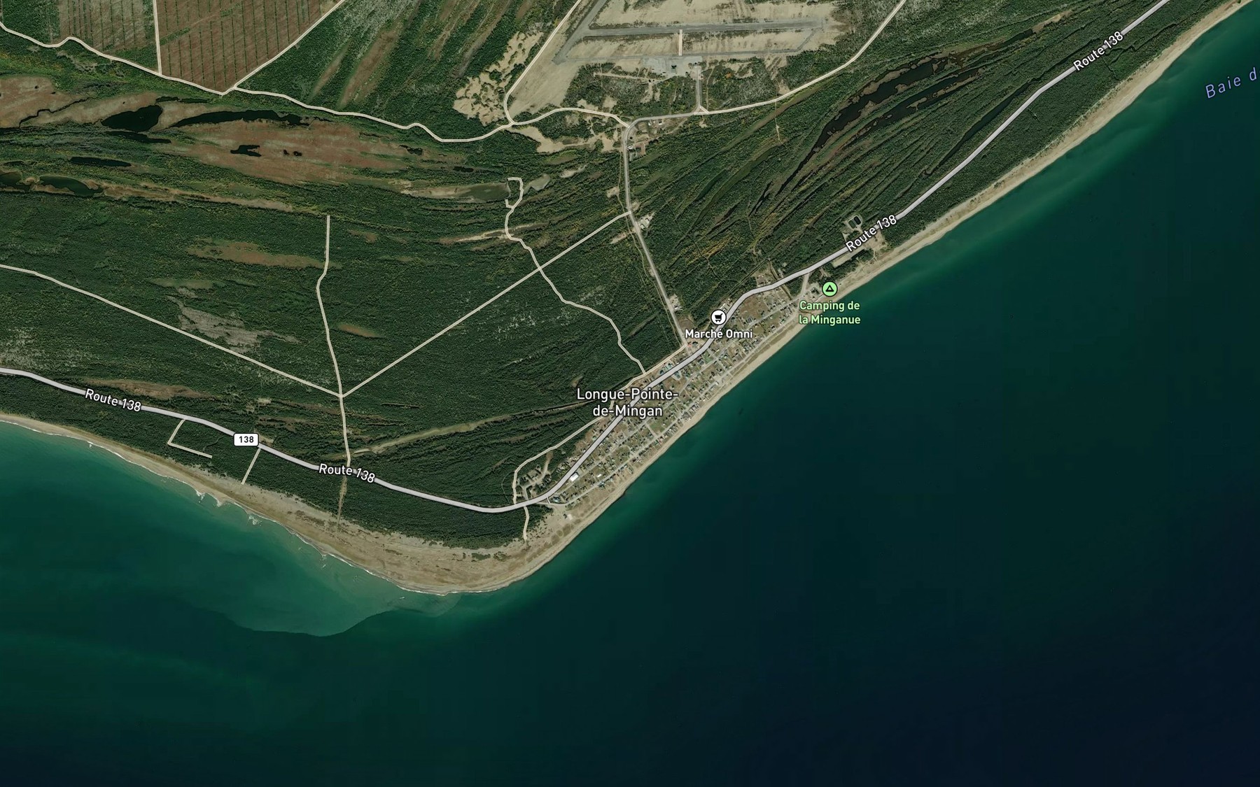 Satellite map of the Lac a Fleur