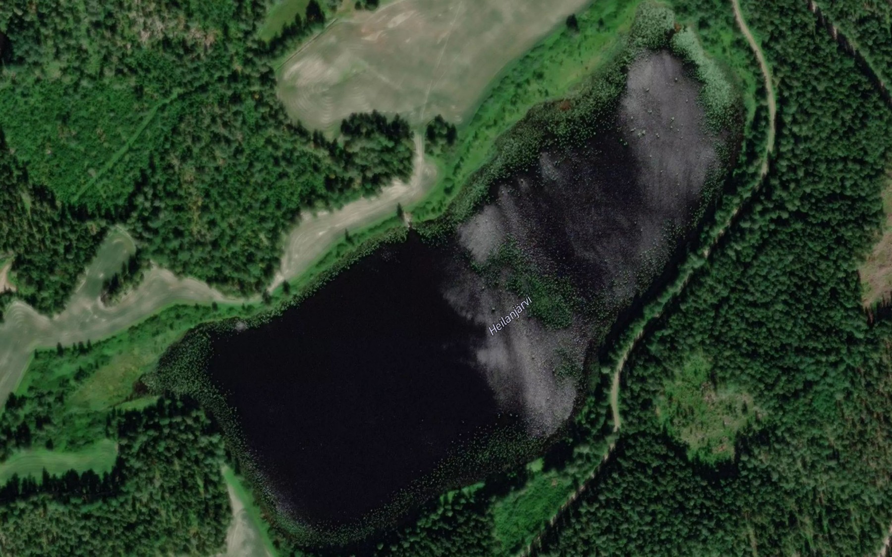 Satellite map of the Heilanjarvi